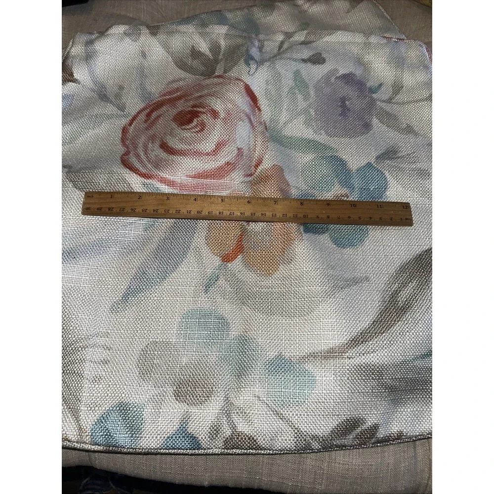 Pier 1 Floral Throw Pillow 